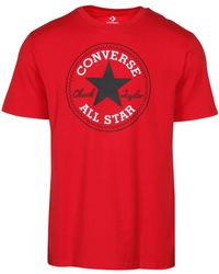 Converse - Chuck Taylor All Star Patch Logo T Shirt - Lyst