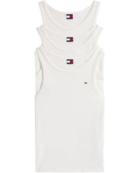 Tommy Hilfiger - TJM Xslim 3 Pack Flag Tank EXT Dm0dm21782 Weitere T-Shirts - Lyst