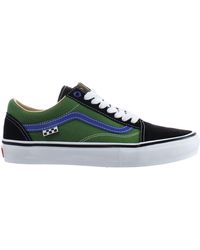 Vans - Old Skool University Lace-up Green Synthetic S Shoes Vn0a5fcbape - Lyst