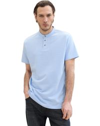 Tom Tailor - Basic Poloshirt mit Stehkragen - Lyst