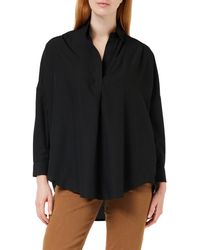 French Connection - Rhodes Recycled Crepe Popover Button Down Shirt - Lyst