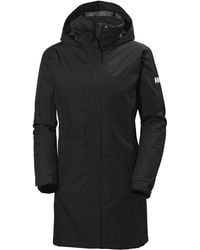 Helly Hansen - Women Aden Long Insulated Waterproof Coat - Black, 3x-large - Lyst