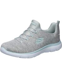 Skechers - Summits-quick Getaway Light Grey Aqua Sneaker 9.5 W Us - Lyst