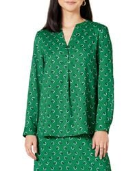 Amazon Essentials - Blusa de Georgette sin Cierre de ga Larga y Corte Holgado Mujer - Lyst