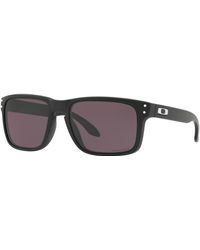 Oakley - Holbrook Sunglasses Matte Black With Prizm Grey Lens 57mm - Lyst