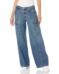 Hudson Jeans - Jeans Mid Rise Utility Wide Leg Cargo Jean - Lyst