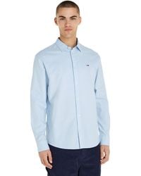 Tommy Hilfiger - Casual Shirts Chambray Blue - Lyst