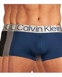 Calvin Klein - 3er Pack Boxershorts Low Rise Trunks mit Stretch - Lyst
