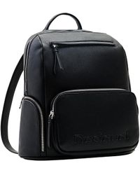 Desigual - Midsize Half-logo Backpack - Lyst