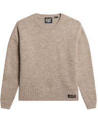 Superdry - Einfarbiger Pullover T-Shirt - Lyst