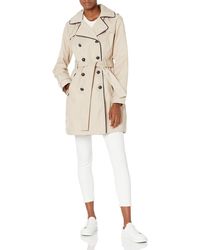 guess black trench coat