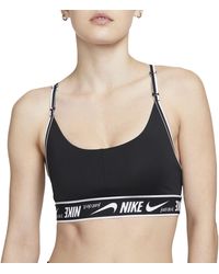 Nike - W NK DF Indy Logo Bra T-Shirt - Lyst