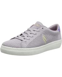 skechers white goldie striped trainers