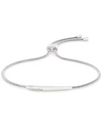 Calvin Klein - Women's Elongated Drops Collection Chain Bracelet Stainless Steel - 35000341 - Lyst