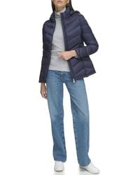Calvin Klein - Light-weight Hooded Puffer Jacket - Lyst