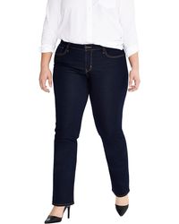 Levi's - Plus Size 314 Shaping Straight Jeans Dark Indigo Flat Finish 20 Long - Lyst