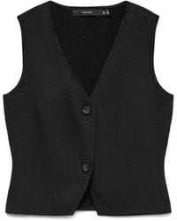 Vero Moda - Vmbrisa Sl V-Neck Vest - Lyst