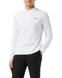 Lacoste - Mens Classic Long Sleeve Pique Polo Shirt - Lyst