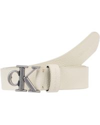 Calvin Klein - Belt 2.5 Cm Leather - Lyst