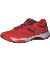 PUMA - Hallenschuhe Solarcourt RCT 106948 Cherry Tomato-Parisian Night 40 - Lyst