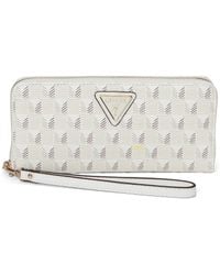 Guess - G Wave Large Zip Around Wallet - Lyst