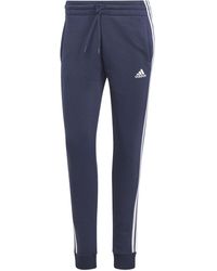 adidas - Essentials 3-stripes Fleece Pants - Lyst