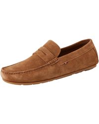 Tommy Hilfiger - Casual Hilfiger Suède Driver Schoenen - Lyst