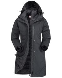 Mountain Warehouse - Alaskan Womens 3 In 1 Long Jacket - Waterproof, Breathable & Adjustable Raincoat With Detachable Inner Coat & - Lyst