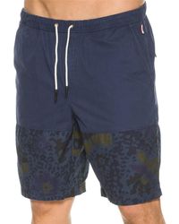Vans - Off The Wall Stretch Waist Bottoms Navy Blue S Cargo Shorts 0qffwc - Lyst
