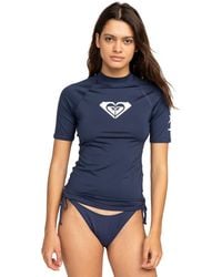 Roxy - Whole Hearted-Short Sleeve Rash Vest for Young Camicia Guard - Lyst