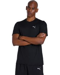 PUMA - S Run Favourite Short Sleeve Running T-shirt Black L - Lyst