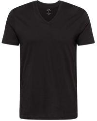 Emporio Armani - A | X Armani Exchange Slim Fit V Neck Cotton Stretch Logo Tee - Lyst