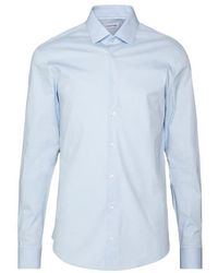 Calvin Klein - Camicia Blu da Uomo K10K108229-CHW - Lyst