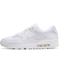 Nike - SNEAKERS -CHIUSURA CON LACCI -TOMAIA IN PELLE E TELA -FODERA IN TESSUTO -SUOLA IN GOMMA 46 bianco - Lyst