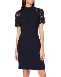 Esprit 129eo1e022 Vestido - Azul