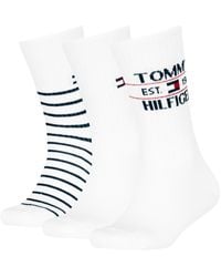 Tommy Hilfiger - Sport Breton Calcetines de tripulación - Lyst