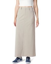 The Drop - Denis Woven Long Column Skirt Rock - Lyst