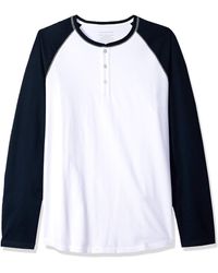 Amazon Essentials - Regular-fit Long-sleeve Henley Shirt - Lyst
