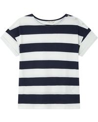 Springfield - Camiseta Azul S - Lyst