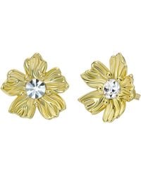 Ted Baker - Petulia Flower Statement Crystal Stud Earrings For - Lyst