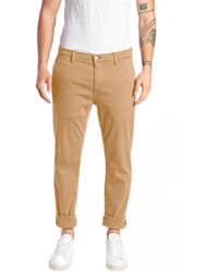 Replay - Chino Zeumar Slim-Fit Hyperflex X-Lite mit Stretch - Lyst
