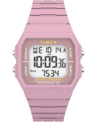 Timex - Pink Strap Digital Dial Pink - Lyst
