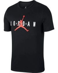 Nike - Air Jordan Jumpman Graphic T-shirt Black Cj9566 010 - Lyst