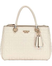 Guess - Assia High Society Satchel Stone - Lyst