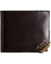 Ted Baker - Kornerr Metal Corner Bifold Coin Wallet - Lyst