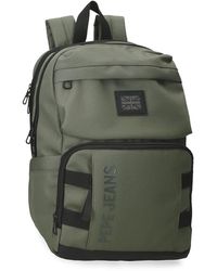 Pepe Jeans - Matlock Mochila para Portátil 13,3 Pulgadas Verde 25x37x12 cms Piel Sintética y Poliéster by Joumma Bags - Lyst