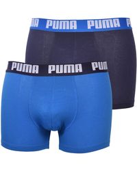 PUMA Boxer Basic Boxer 2p - Bleu
