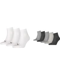 PUMA - Socken Weiß 43-46 Socken Grau/Grau 43-46 - Lyst