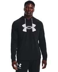 Under Armour - S Rival Terry Hoodie Black L - Lyst