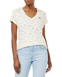 Levi's - Perfect V-neck Non-graphic Tees - Lyst
